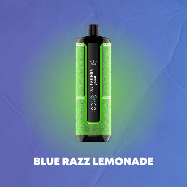 Al Fakher-Hypermax-15k-Disposable blue Razz Lemonade