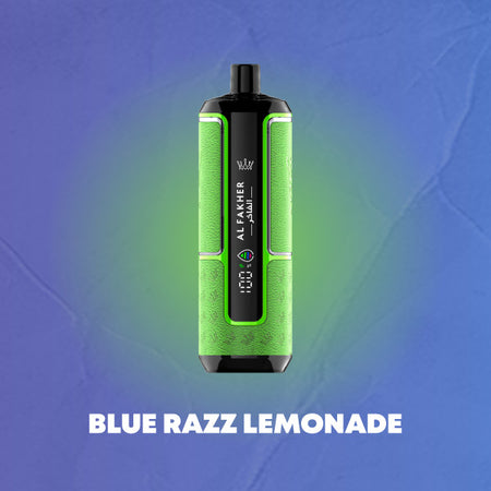 Al Fakher-Hypermax-15k-Disposable blue Razz Lemonade