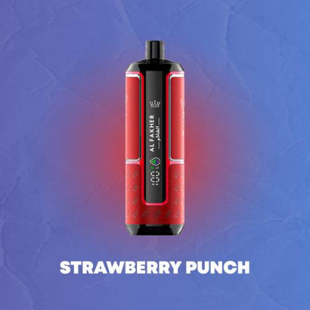 Al Fakher-Hypermax-15k-Disposable Strawberry Punch