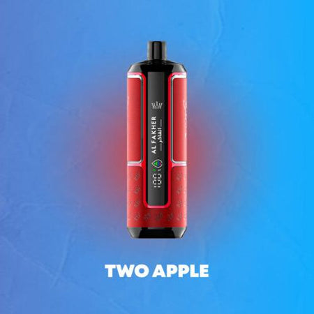 Al Fakher-Hypermax-15k-Disposable Two Apple