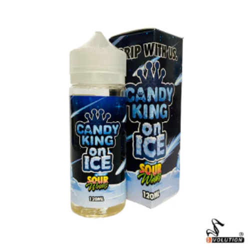 Candy King - On Ice Sour Worms - 100ml