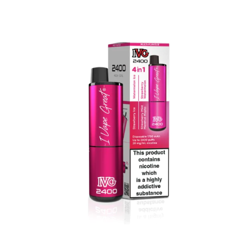 IVG Bar Disposables 2400 - Pink Edition - 20mg Evolution Vapes