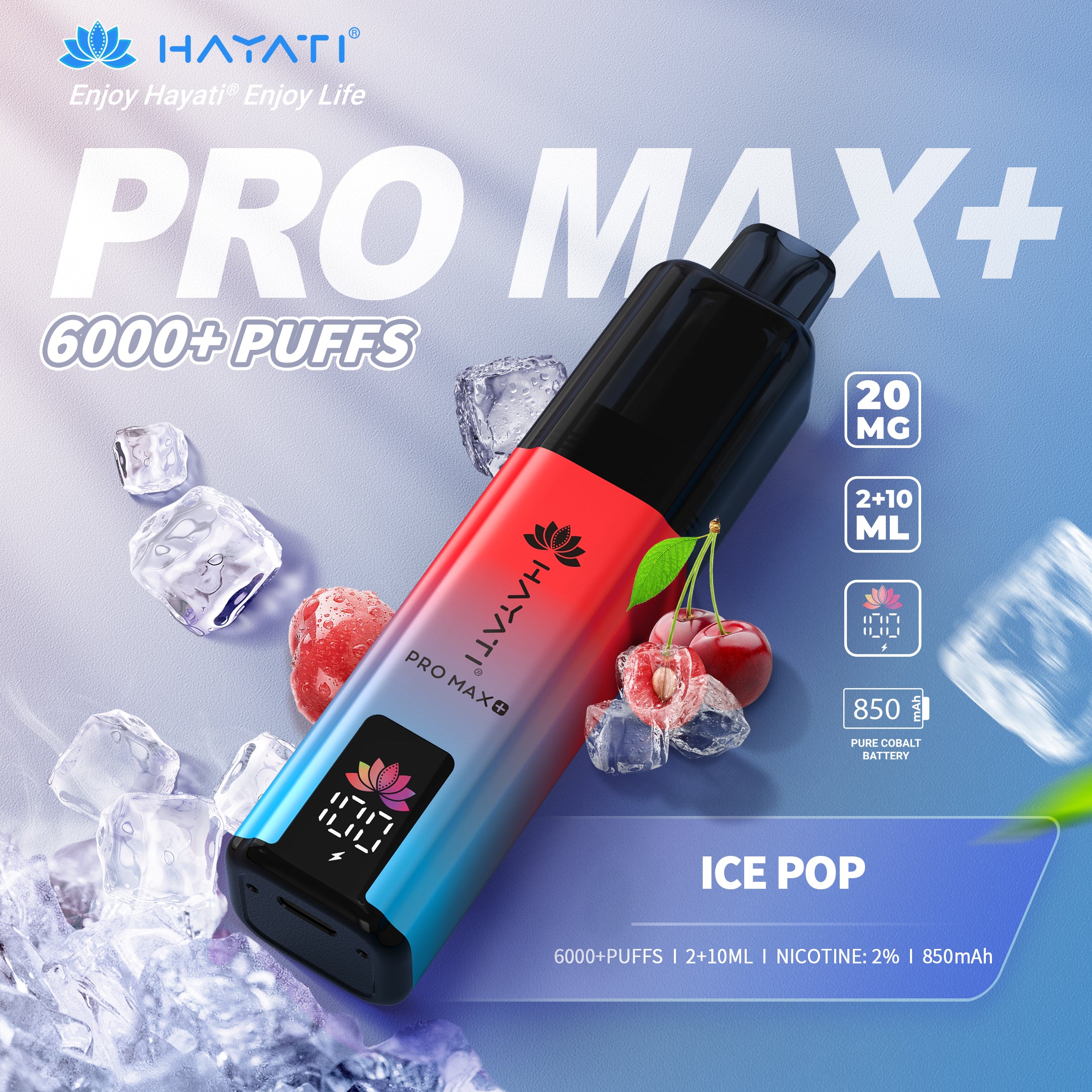 Hayati Pro Max + 6000 - Ice Pop | 3 for £25