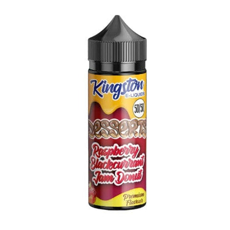 Kingston 50:50 - Desserts Raspberry Jam Donut - 100ml Evolution Vapes