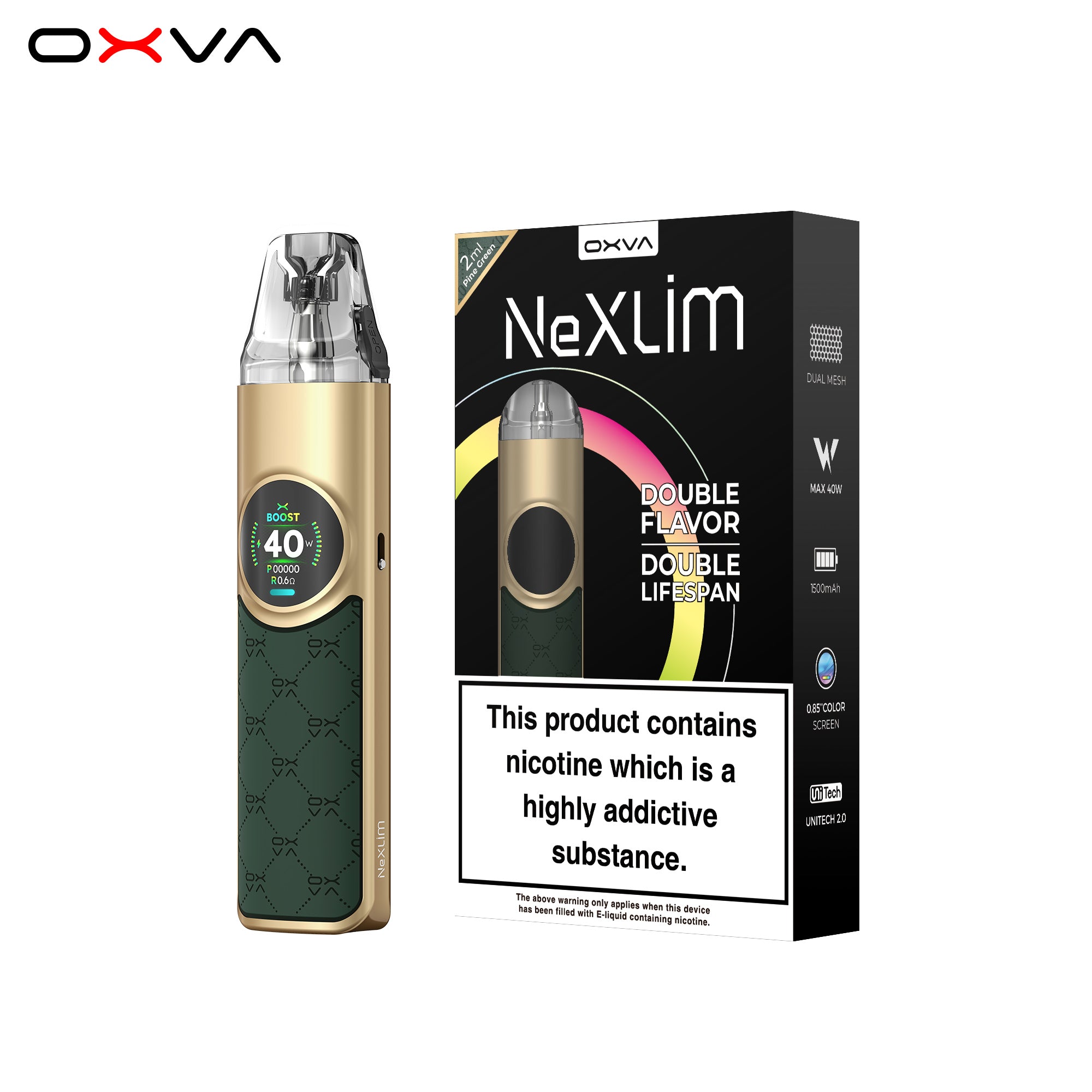 elfbar elfa kaufen OXVA NeXLIM Kit Pine Green