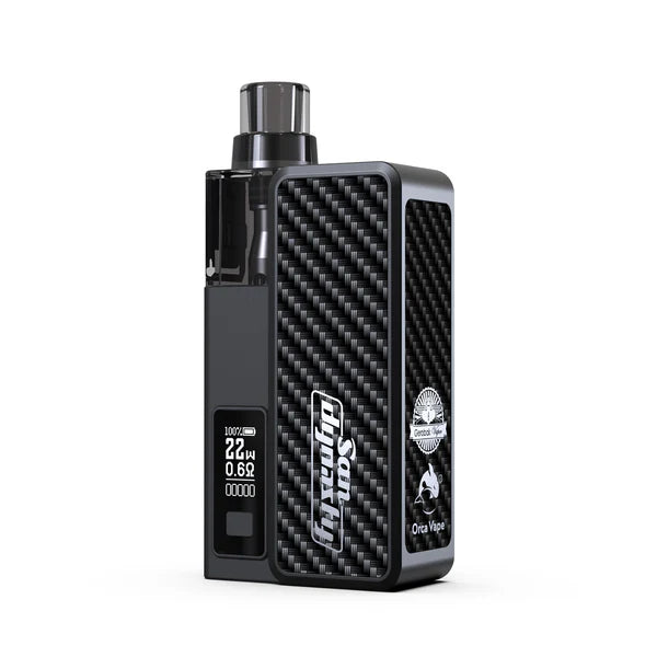 San Dynasty Pod Kit by Orca Vape × Gerobak Carbon Fiber