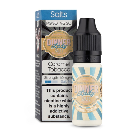 Dinner Lady Caramel Tobacco 10ml Nic Salt
