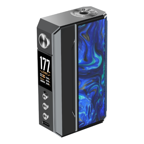 Drag 4 Mod - Gunmetal & Ocean Blue - Evolution Vape