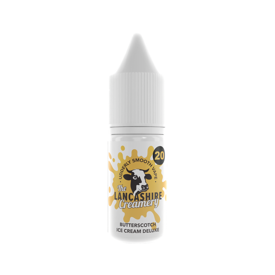 The Lancashire Creamery Butterscotch Ice Cream 10ml Nic Salt