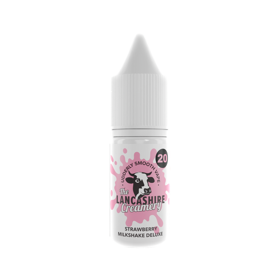 The Lancashire Creamery - Strawberry Milkshake 10ml Nic Salt