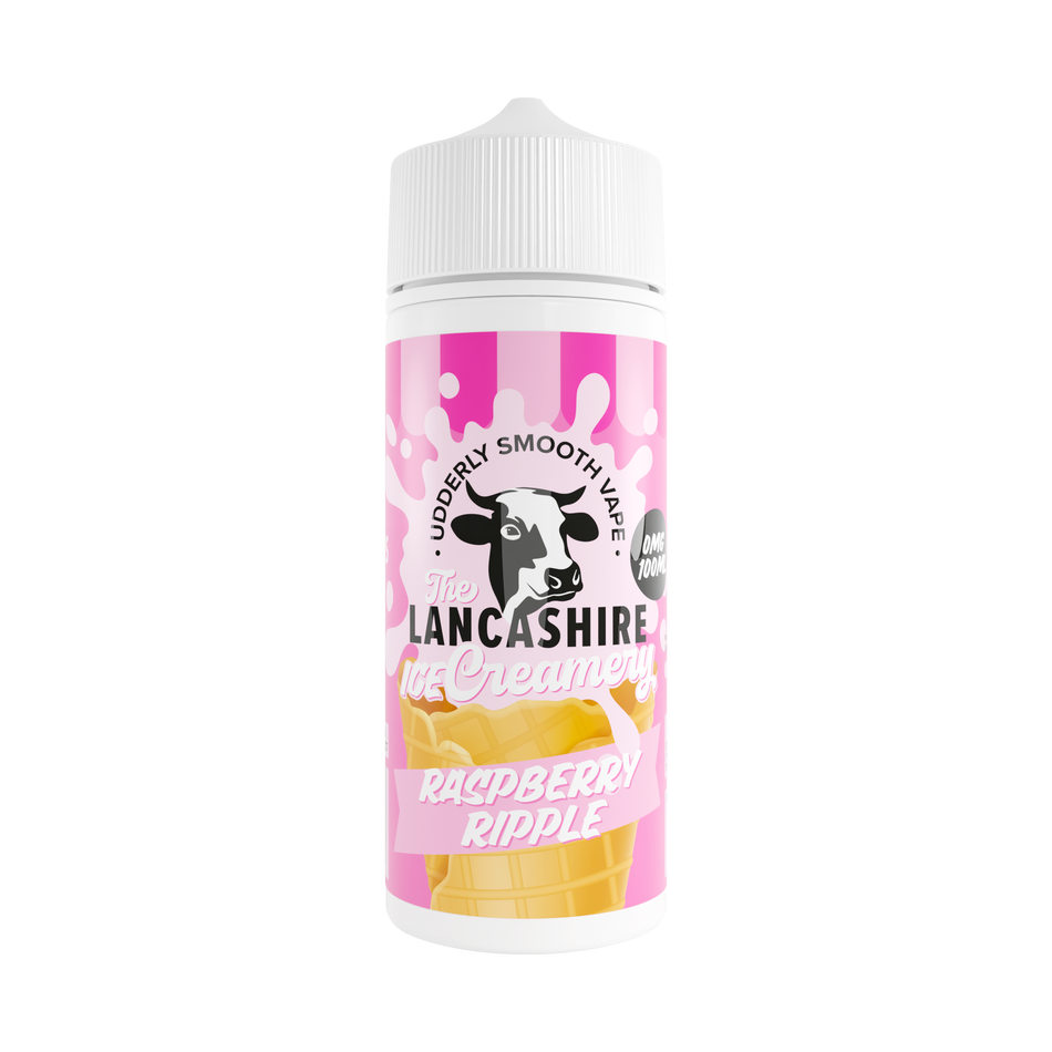 The Lancashire Creamery  Raspberry Ripple 100ml
