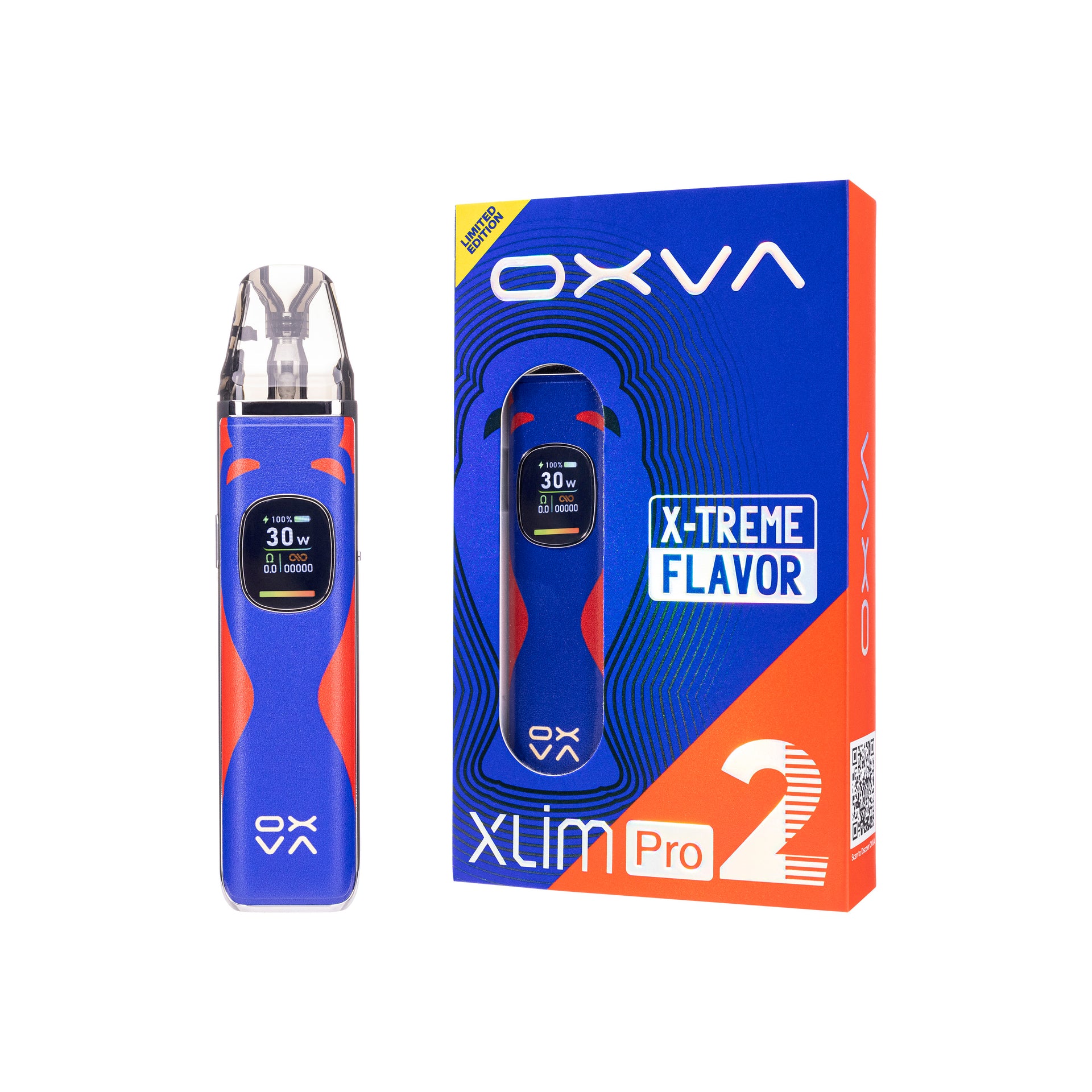 OXVA Xlim Pro Kit 2 Champion Blue - Evolution Vapes OXVA Xlim Pro Kit 2 Champion Blue - Evolution Vapes