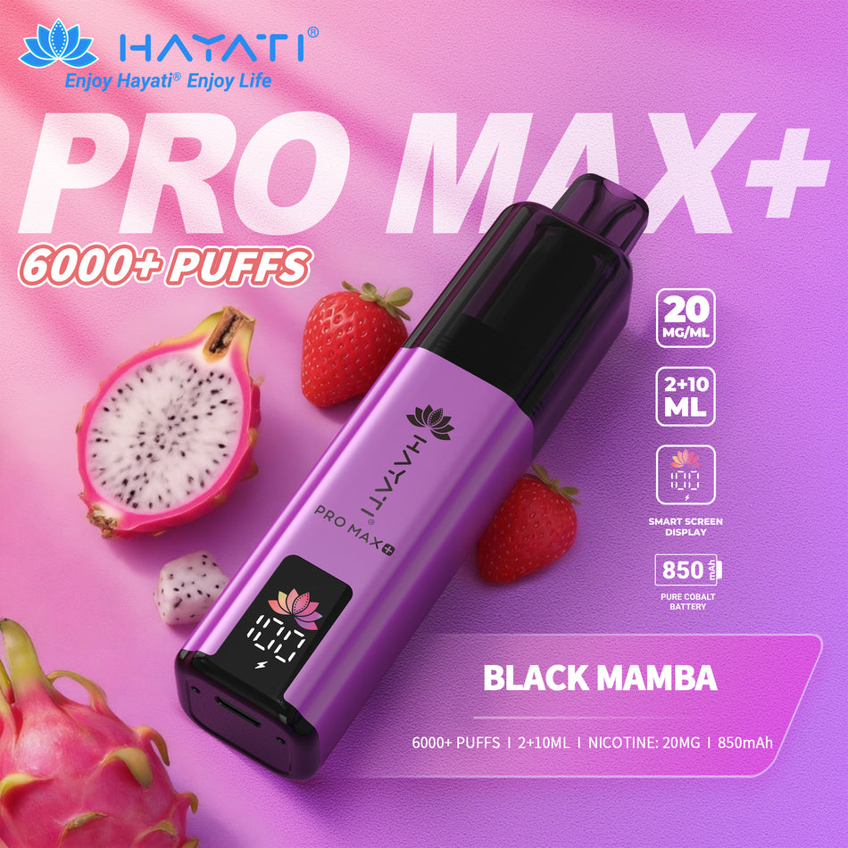 Hayati Pro Max + 6000 - Black Mamba