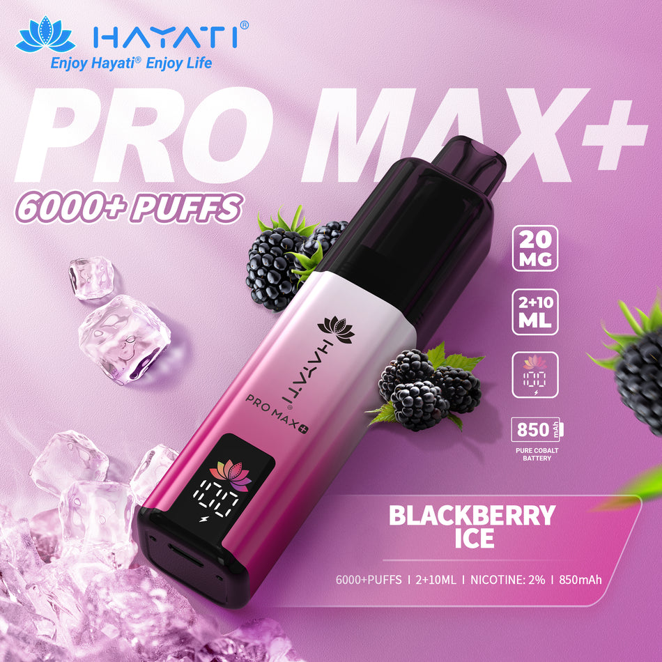 Hayati Pro Max + 6000 - Blackberry Ice