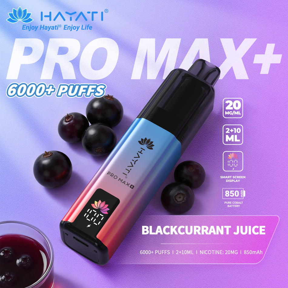 Hayati Pro Max + 6000 - Blackcurrant Juice