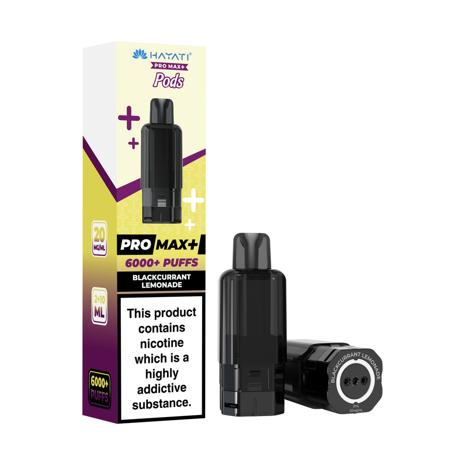 Hayati Pro Max + Pre-Filled Pods Blackcurrant Lemonade