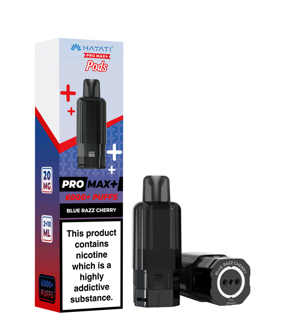 Hayati Pro Max + Pre-Filled Pods Blue Razz Cherry