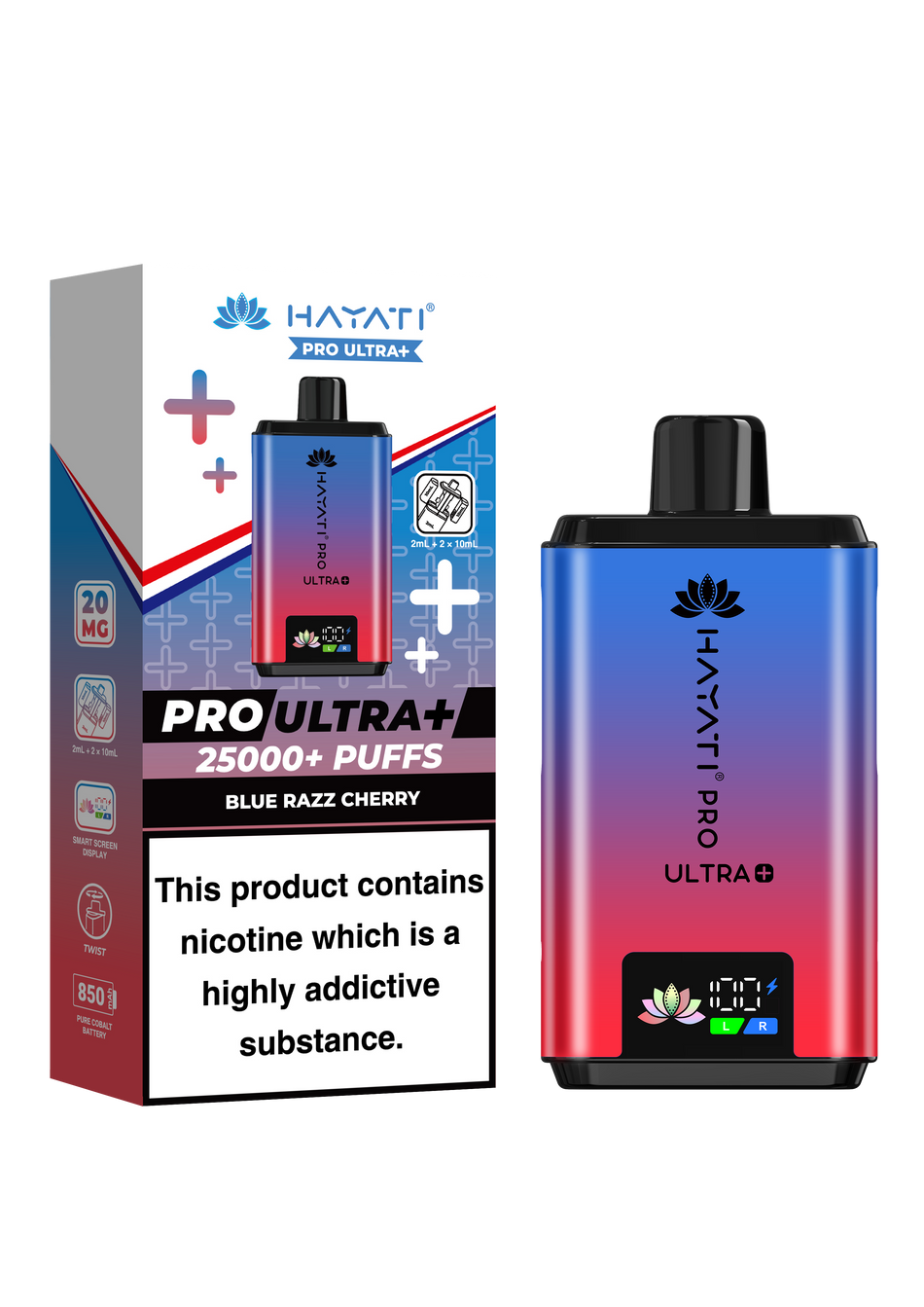 Hayati Pro Ultra Plus 25k - Blue Razz Cherry