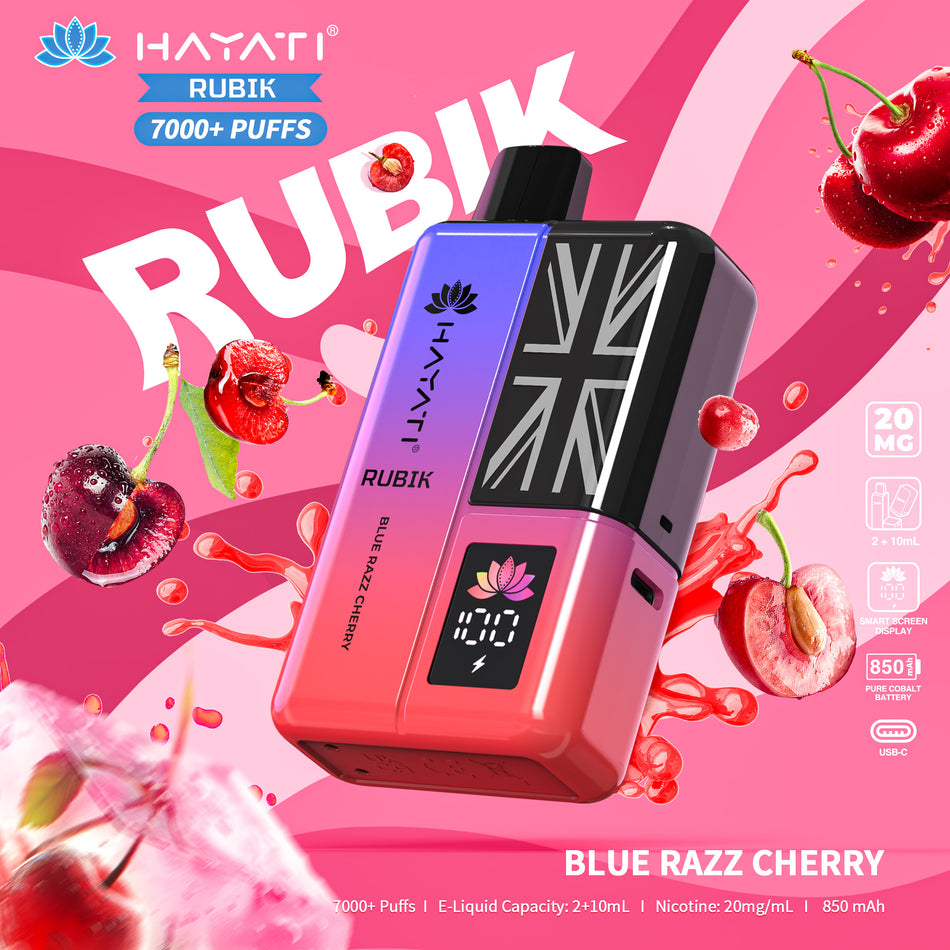 Hayati Rubix 7000 - Blue Razz Cherry