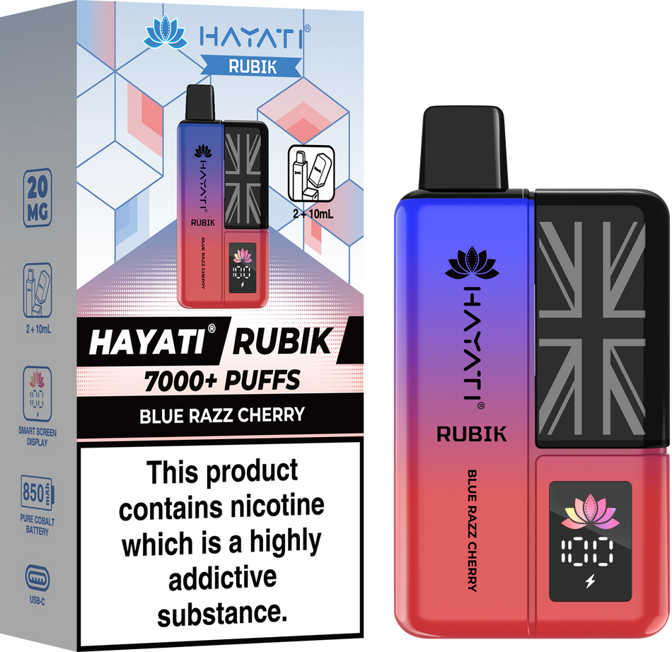 Hayati Rubix 7000 - Blue Razz Cherry