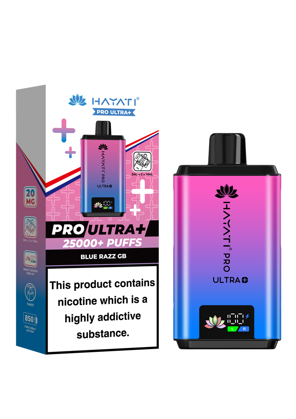 Hayati Pro Ultra Plus 25k - Blue Razz GB