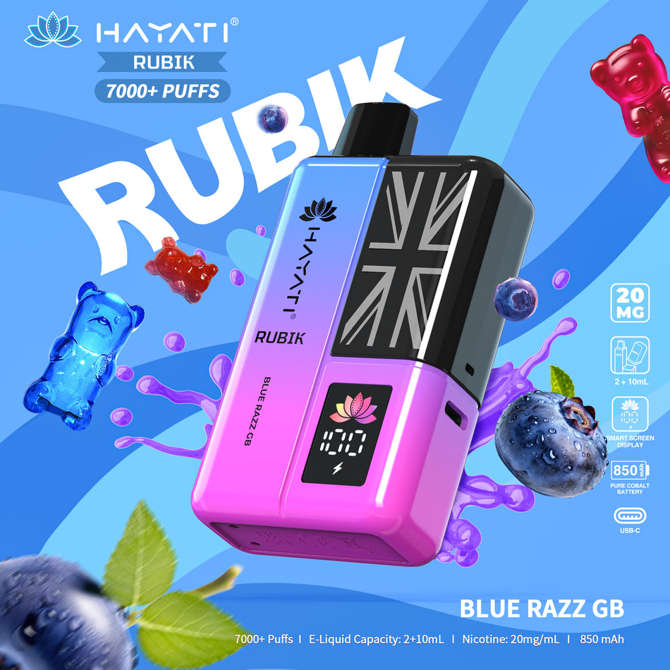 Hayati Rubix 7000 - Blue Razz Gummy Bear