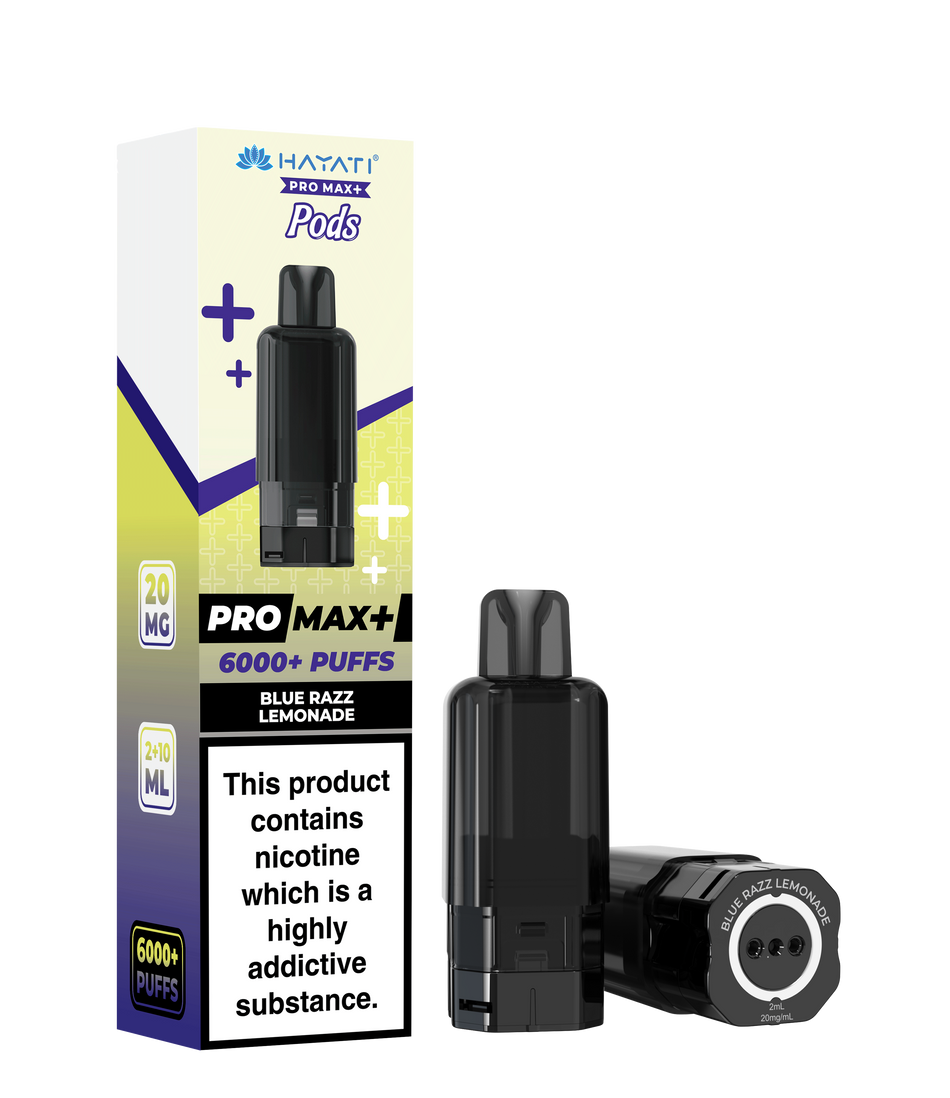 Hayati Pro Max + Pre-Filled Pods Blue Razz Lemonade