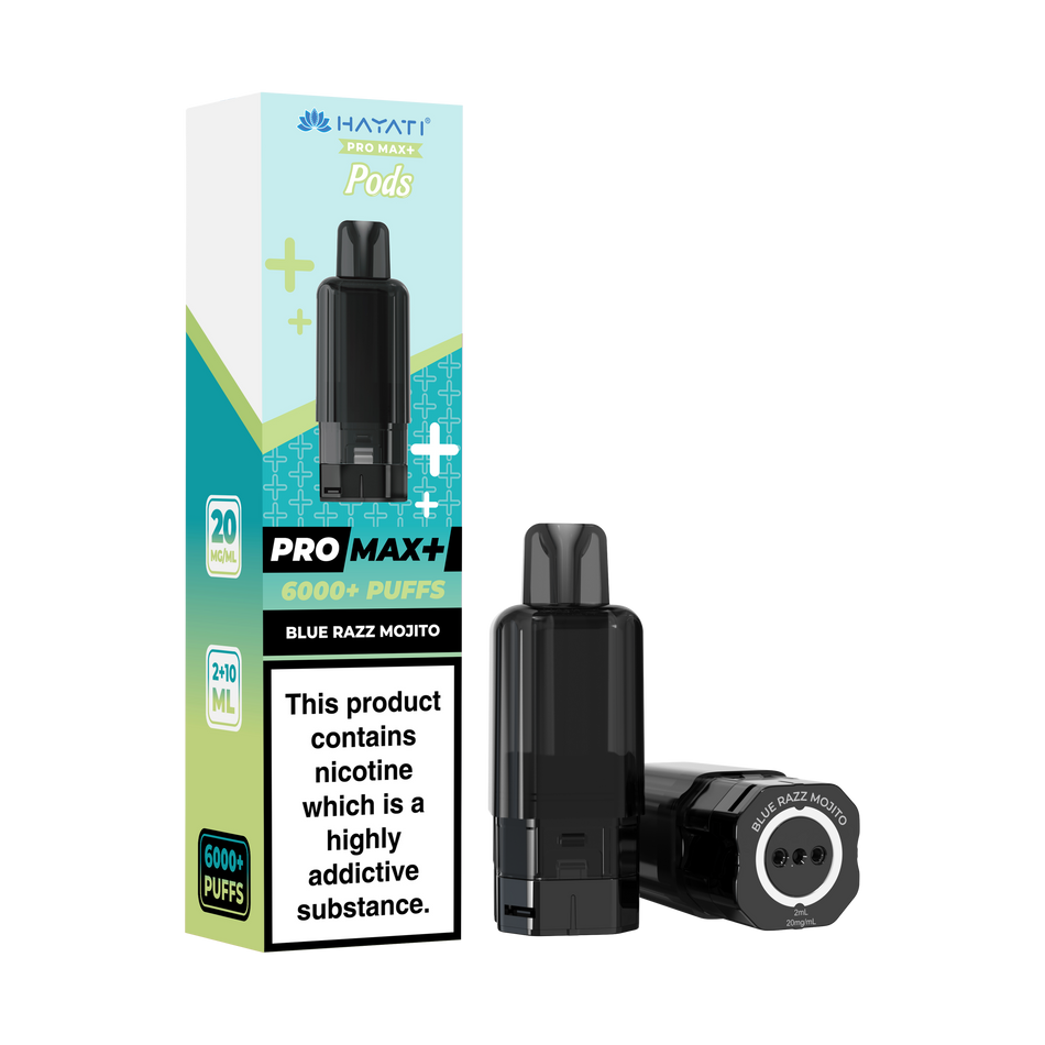 Hayati Pro Max + Pre-Filled Pods Blue Razz Mojito
