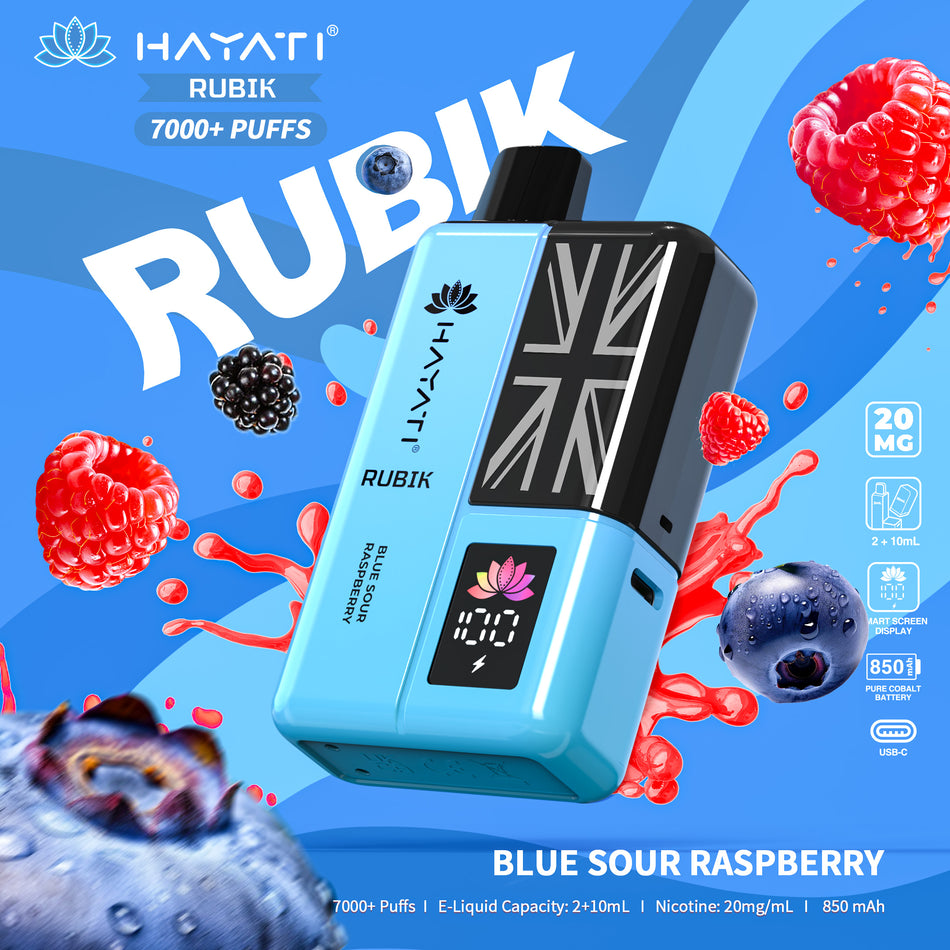 Hayati Rubix 7000 - Blue Sour Raspberry