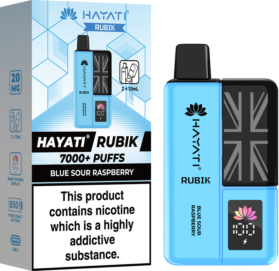 Hayati Rubix 7000 - Blue Sour Raspberry