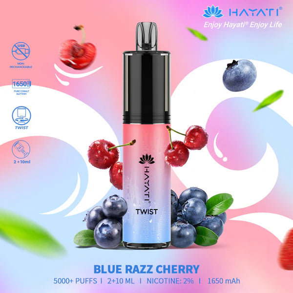 Hayati Twist - Blue Razz Cherry