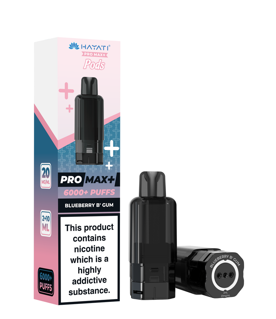 Hayati Pro Max + Pre-Filled Pods Blueberry BGum