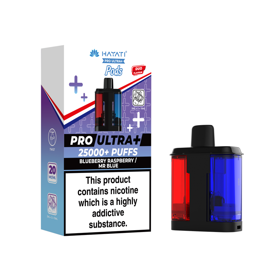 Hayati Pro Ultra + Pre - Blue Raspberry/Mr Blue