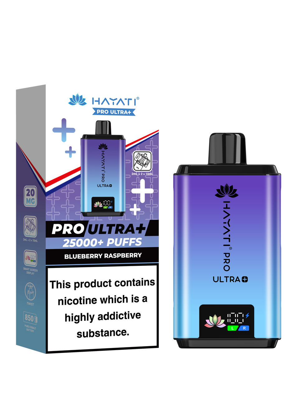 Hayati Pro Ultra Plus 25k - Blueberry Raspberry