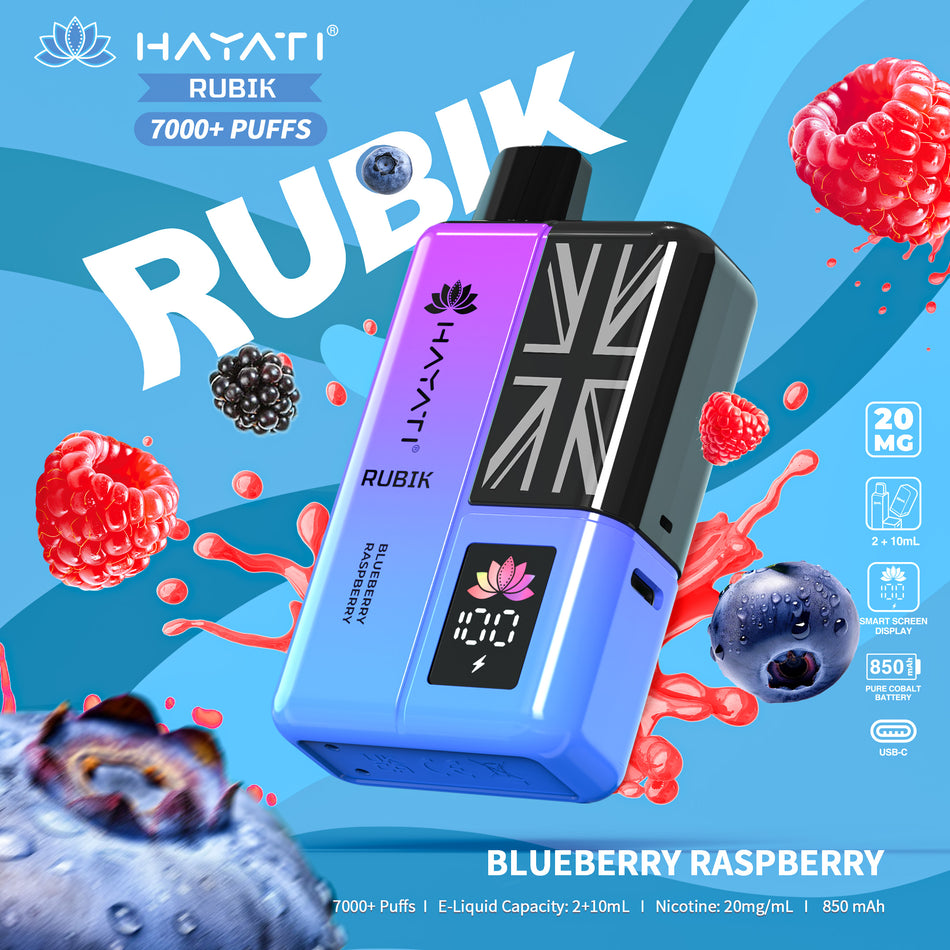 Hayati Rubix 7000 - Blueberry Raspberry