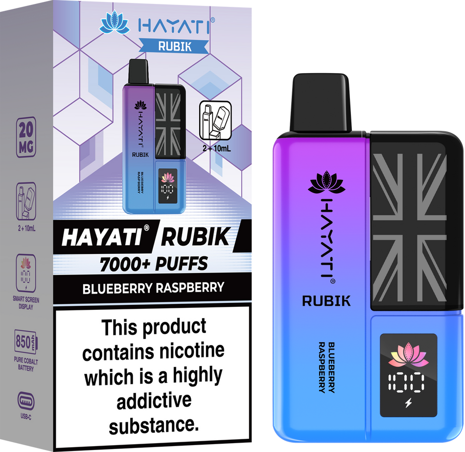 Hayati Rubix 7000 - Blueberry Raspberry