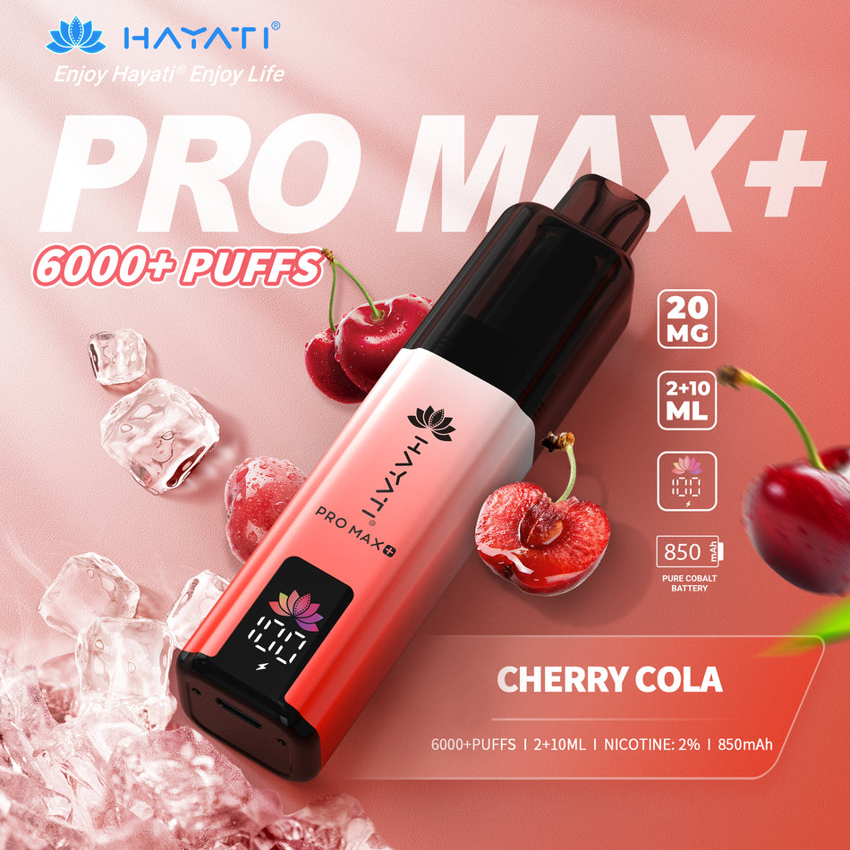 Hayati Pro Max + 6000 - Cherry Cola