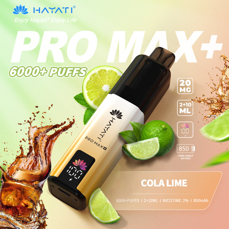 Hayati Pro Max + 6000 - Cola Lime