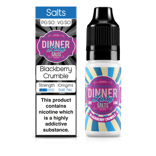 Dinner Lady Blackcurrant Crumble 10ml Nic Salt