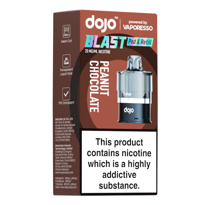 Dojo Blast 6000 Prefilled Pod - Peanut Chocolate