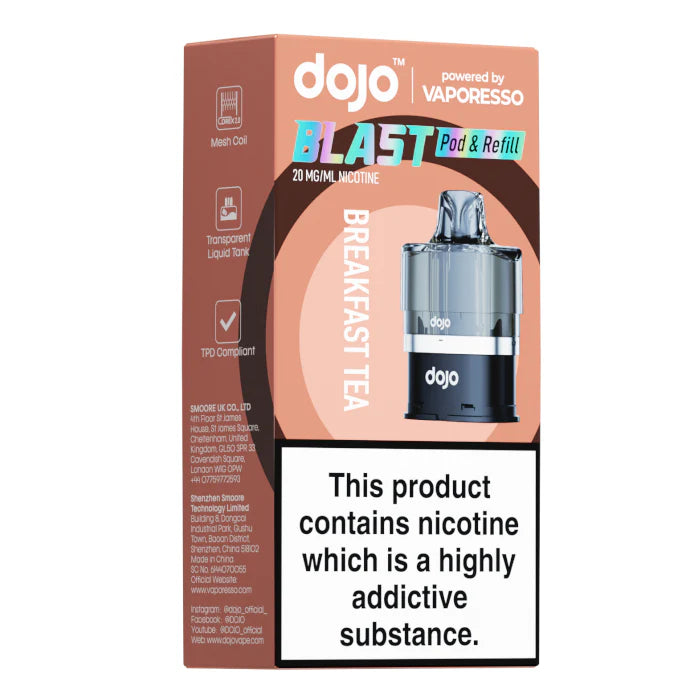 Dojo Blast 6000 Prefilled Pod - Breakfast Tea