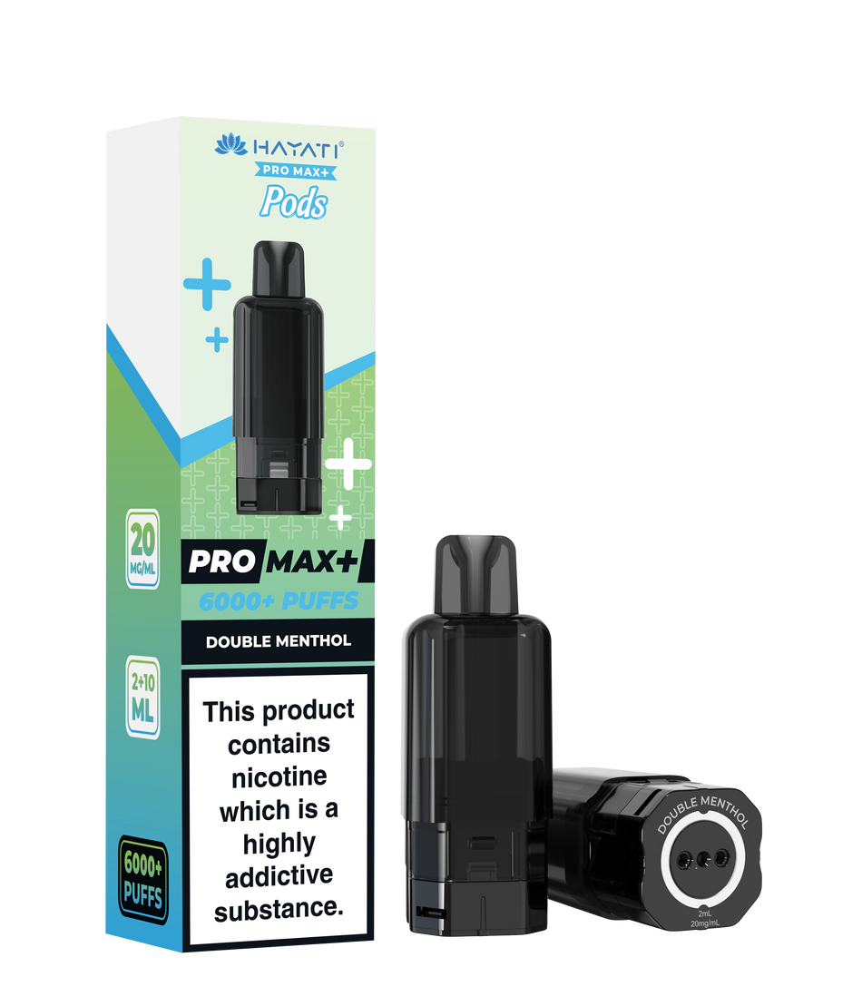 Hayati Pro Max + Pre-Filled Pods Double Menthol