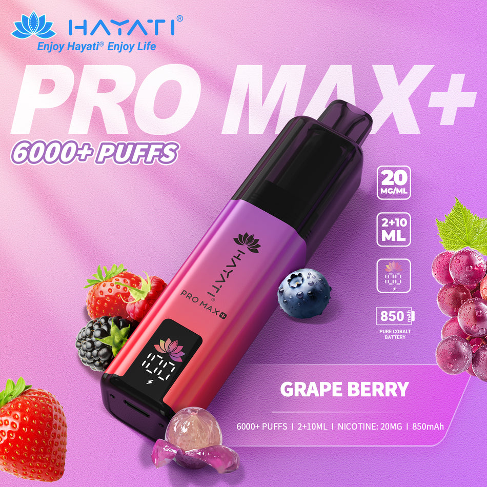 Hayati Pro Max + 6000 - Grape Berry
