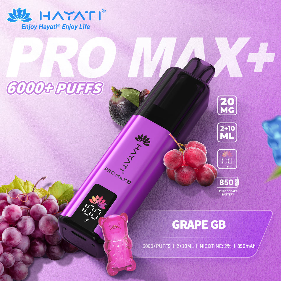 Hayati Pro Max + 6000 - Grape GB