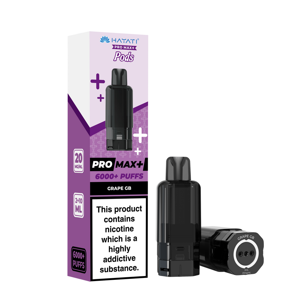 Hayati Pro Max + Pre-Filled Pods Grape GB