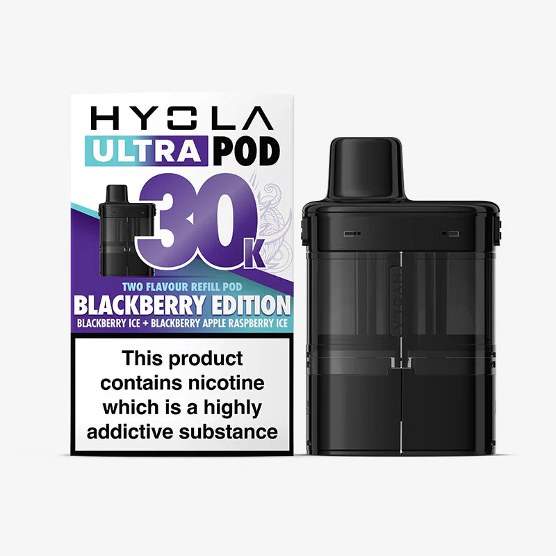 Hyola Ultra 30K Prefillled Pods - Blackberry Edition