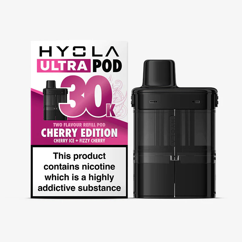 Hyola Ultra 30K Prefillled Pods - Cherry Edition