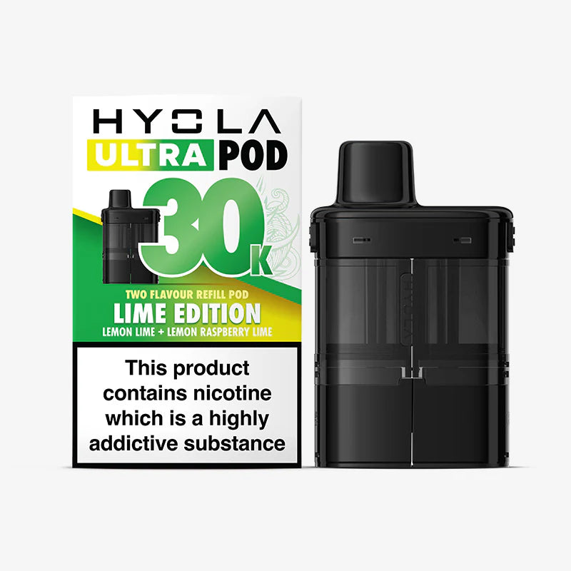 Hyola Ultra 30K Prefillled Pods - Lime Edition
