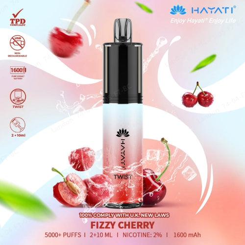 Hayati Twist - Fizzy Cherry Evolution Vapes