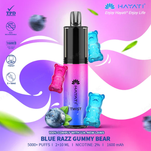 Hayati Twist - Blue Razz Gummy